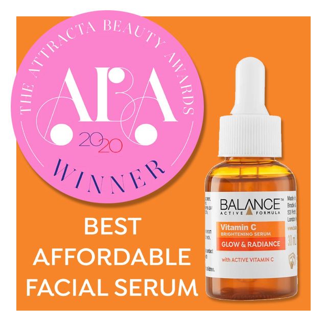 Serum sáng da, mờ thâm Balance Active Skincare Vitamin C Brightening 30ml (UK - Anh Quốc)