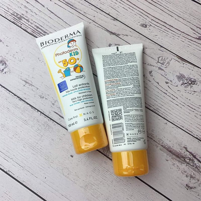  Kem chống nắng Bioderma Photoderm KID Lait enfant SPF 50+ 100ml (Pháp) 