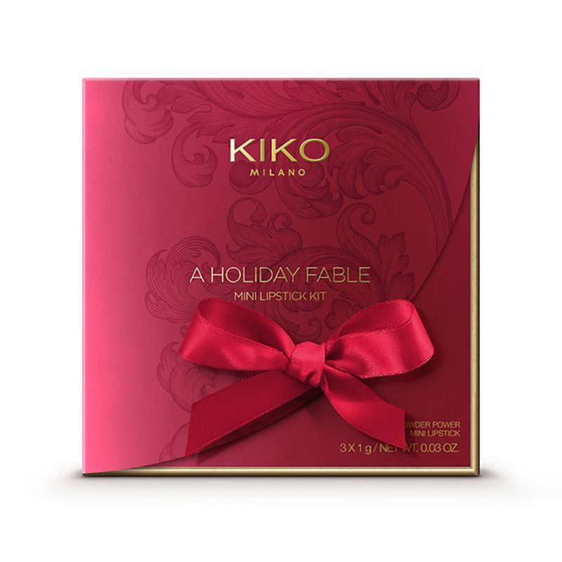 Set 3 thỏi son lì mini - A Holiday Fable Mini Lipstick Kit (Kiko Milano - Italia)
