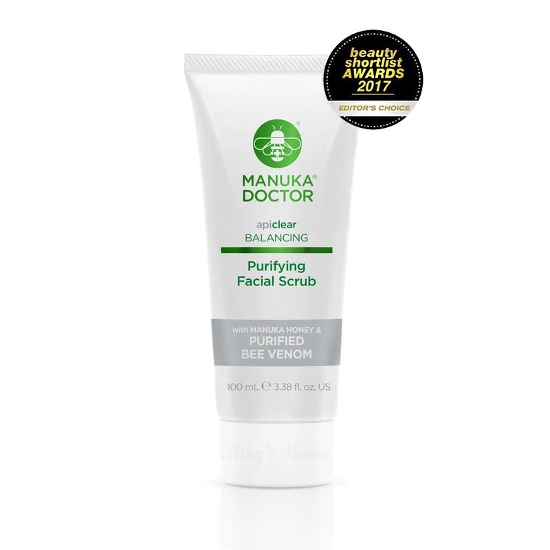 Tẩy tế bào chết Manuka Doctor ApiClear Balancing Purifying Facial Scrub 100ml (UK - Anh Quốc)