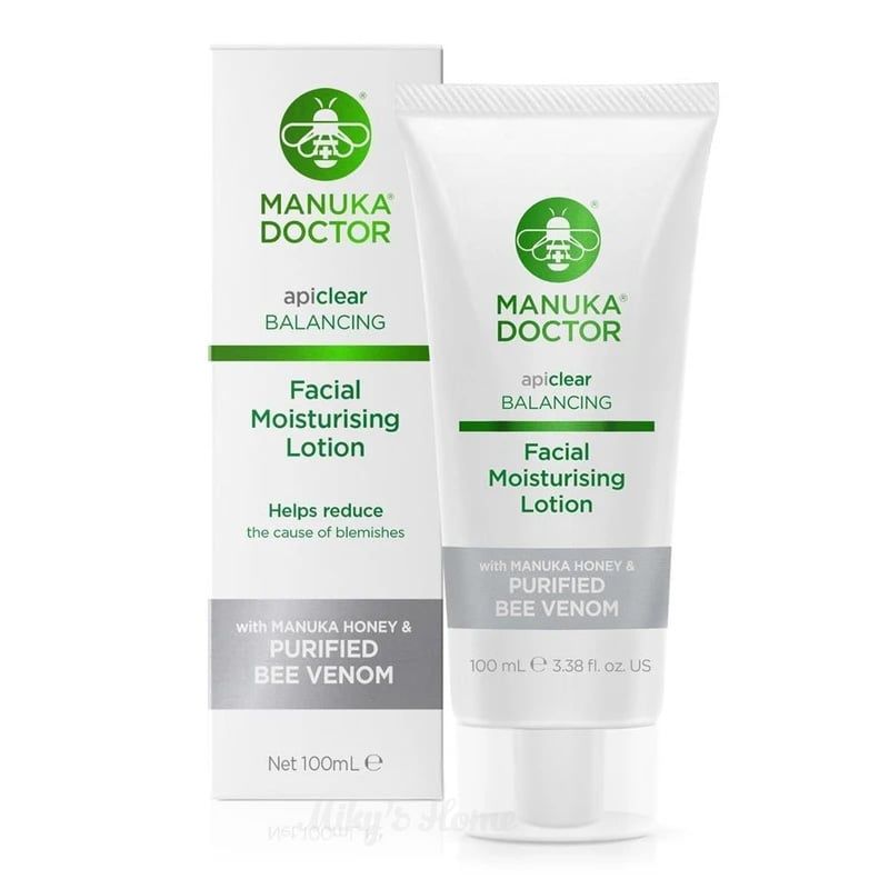Sữa dưỡng ẩm da nhạy cảm Manuka Doctor ApiClear Facial Moisturising Lotion 100ml (UK - Anh Quốc)
