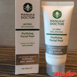  Mặt nạ lột thanh lọc da Manuka Doctor ApiClear Purifying Facial Peel 100ml (UK - Anh Quốc) 