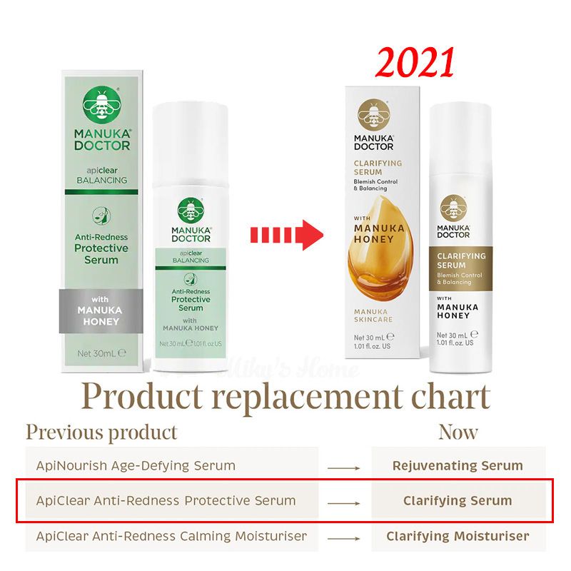 Serum làm dịu da nhạy cảm Manuka Doctor Skincare Skin Clarifying 30ml - UK (Anh Quốc)