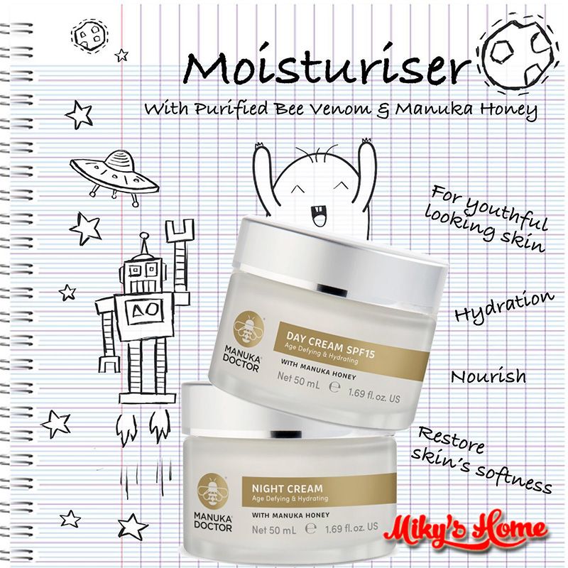 Kem dưỡng ngày trẻ hóa tái tạo da Manuka Doctor Skincare Day Cream SPF15 50ml (UK - Anh Quốc)