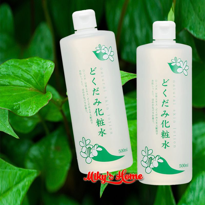 Nước hoa hồng rau diếp cá Chinoshio Dokudami Skin Lotion 500ml (Nhật)