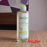  Nước tẩy trang Simple Micellar Cleansing Water 200ml (UK - Anh Quốc) 