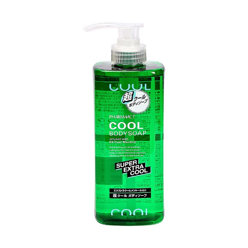 Sữa tắm bạc hà siêu mát lạnh Pharmaact Super Extra Cool Body Soap 600ml (Nhật)