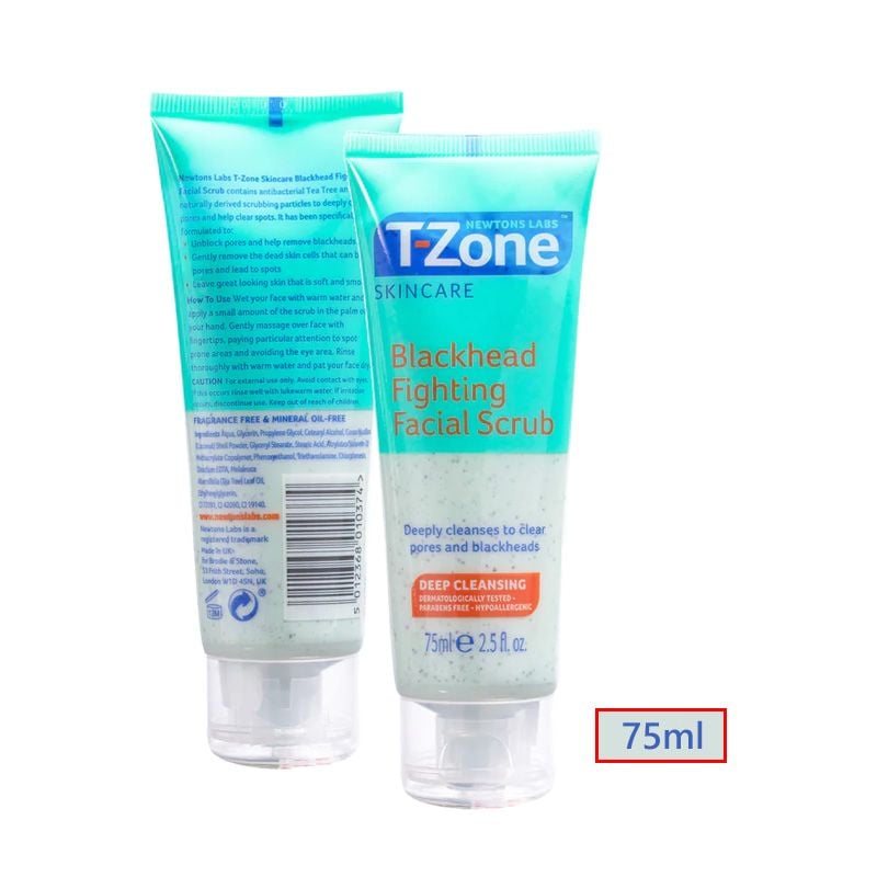  Tẩy tế bào chết sạch mụn đầu đen T-Zone Newtons Labs Blackhead Fighting Facial Scrub - UK (Anh Quốc) 