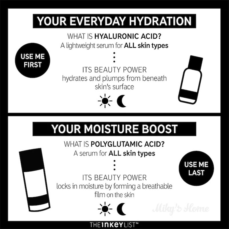 Serum cấp nước dưỡng ẩm da Hyaluronic Acid Hydrating 30ml - The Inkey List (UK - Anh Quốc)