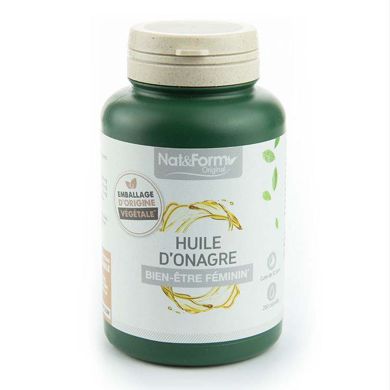 Viên uống tinh dầu hoa anh thảo Nat&Form Huile D’Onagre - Pháp
