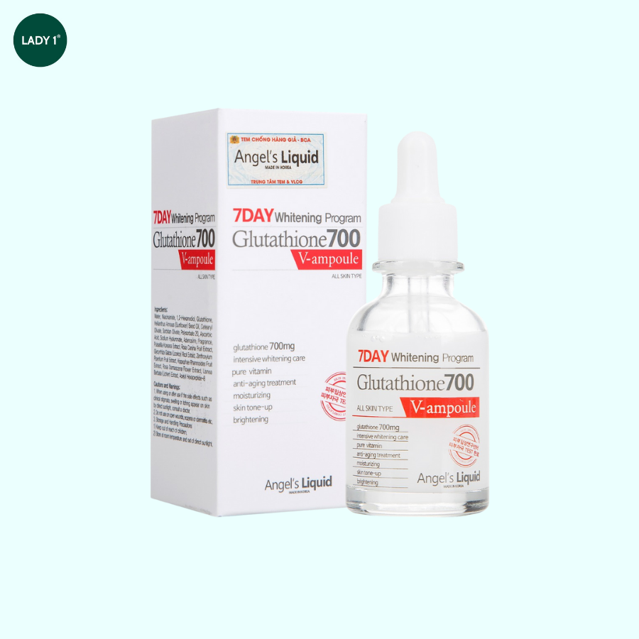 Angel's Liquid_Tinh Chất Dưỡng Sáng Da, Mờ Thâm Glutathione 700 V 30ml