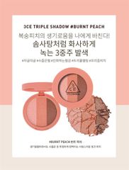 3CE_Phấn Mắt 3 Màu Triple Shadow #Burnt Peach