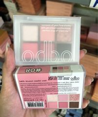 BẢNG MÀU MẮT ODBO SIGNATURE EYESHADOW OD276 6Ô-08