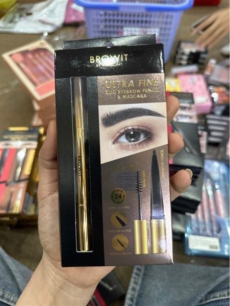 BROWIT_Chì Kẻ Mày & Mascara Mày 2in1 #Ash Brown 0.16g