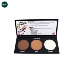 City Color_Phấn Tạo Khối Contour Palete 3 Ô