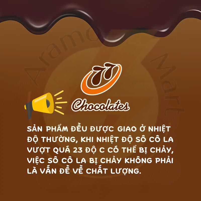Kẹo socola 77 nhân đậu phộng dẻo Đài Loan 123gram/gói
