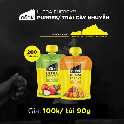  Trái cây nhuyễn Naak Ultra Energy Purees 90g 