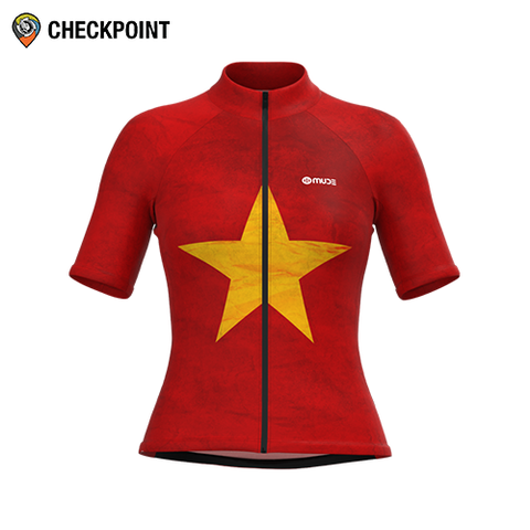  Áo thể thao nữ Cycling Jersy VIETNAM 