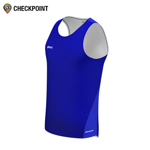  Áo thể thao nam Mude Singlet Marathon Sonar Blue 