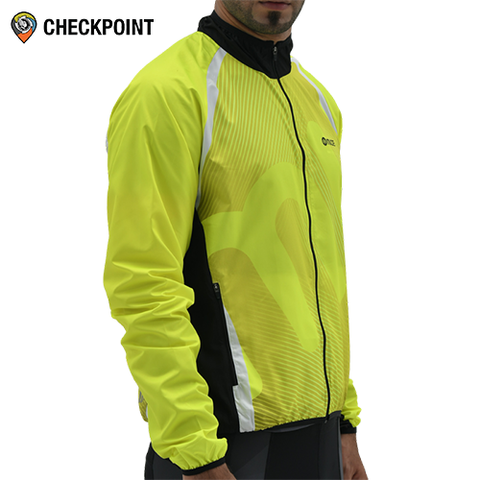  Áo khoác thể thao Mude Running Windstopper NEOXX Yellow 