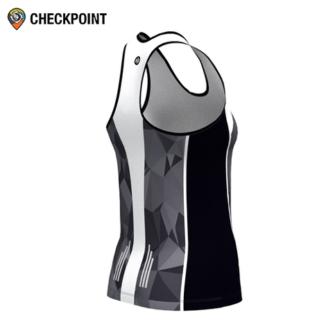  Áo thể thao nữ Mude Marathon Singlet Prisma Grey 