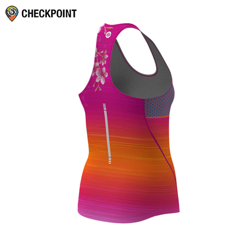  Áo thể thao nữ Mude Marathon Singlet Sunrise Almond 