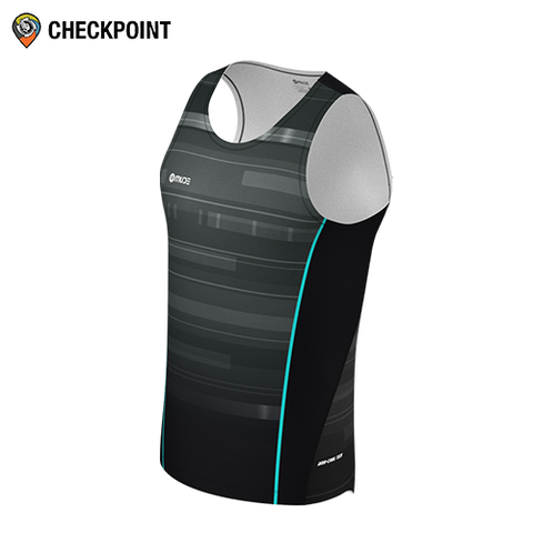  Áo thể thao nam Mude Singlet Marathon Black Code 