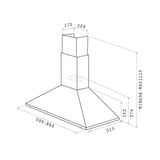 Hút Mùi Áp Tường Elica TAMAYA 70CM