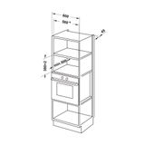 Lò Vi Sóng Kết Hợp Nướng Hafele HMO-6T28A 538.31.390