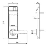 Khóa Điện Tử Hafele EL7700 912.05.584