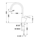 Vòi Rửa Bát TEKA EASY MTP 995