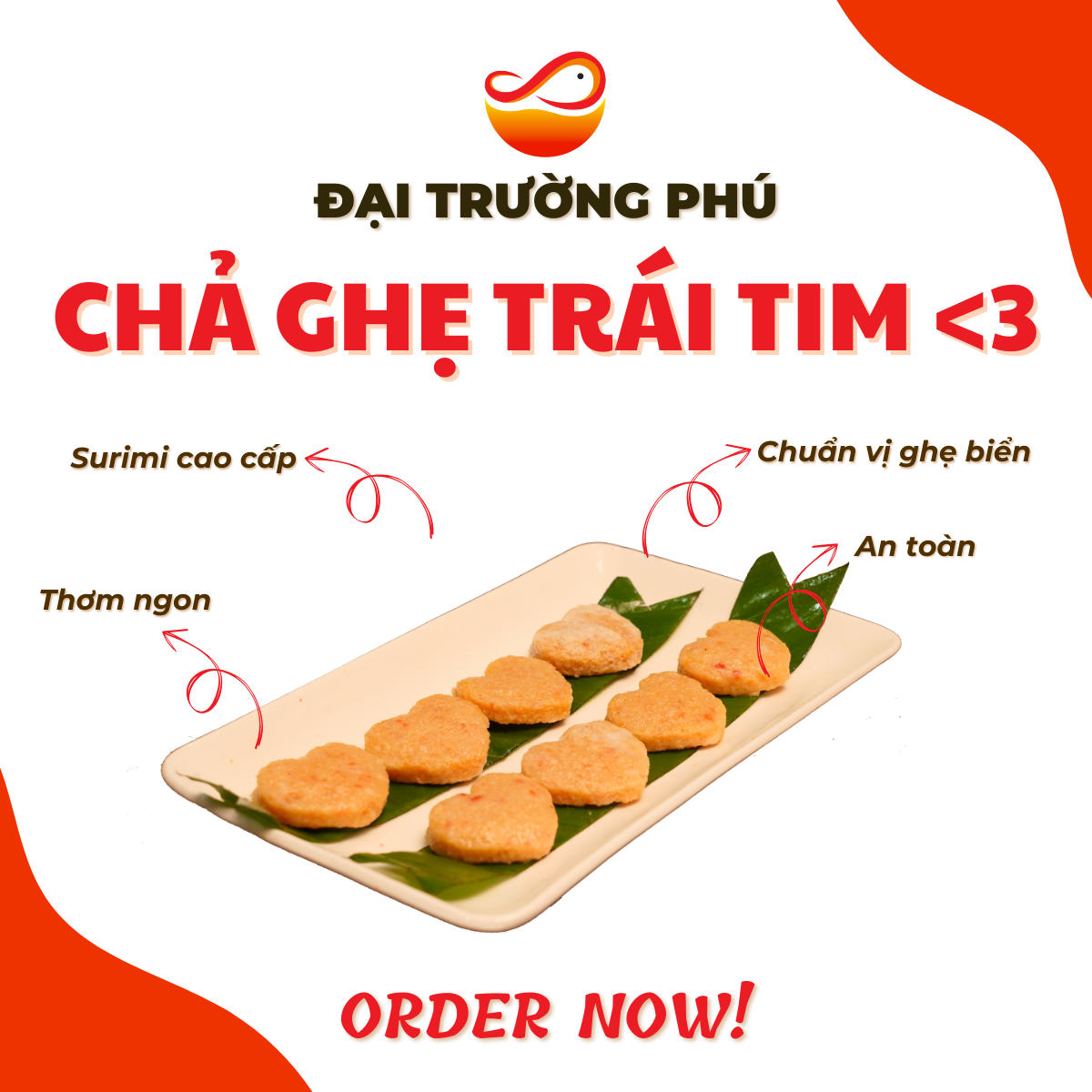 CHẢ GHẸ TRÁI TIM