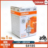 Đèn PHA HALOGEN xe máy OSRAM Mã 64185 (35W/35W - 12V) (Cái)