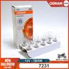 Đèn PHA HALOGEN xe máy OSRAM Mã 7231(18W/5W - 12V) (Hộp 10 Cái)