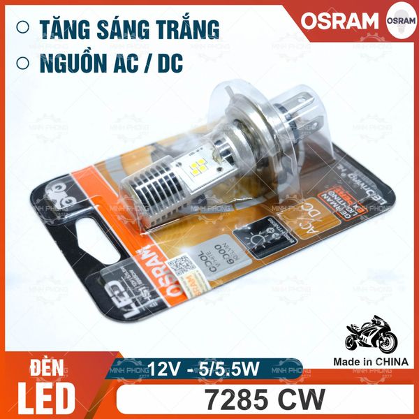 Đèn PHA LED xe máy OSRAM Mã 7285CW (5W/5.5W - 12V) (Cái)