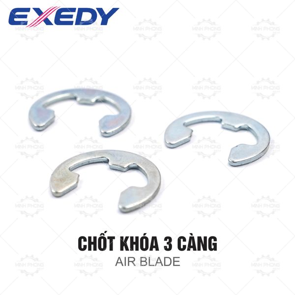 (Hộp 10 túi) Móng ngựa ba càng /Chốt hãm đế côn EXEDY AB /PCX /SH/ SPACY/ ATTILA