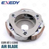 Cụm bố 3 càng EXEDY AIR BLADE 125 (Guốc văng ly hợp)