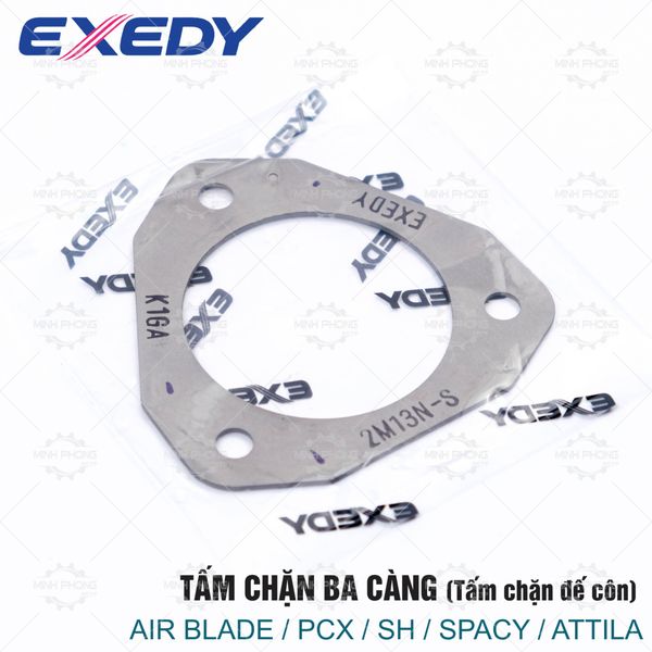 Tấm chặn 3 càng /Tấm chặn đế côn EXEDY AB /PCX /SH /SPACY /ATTILA