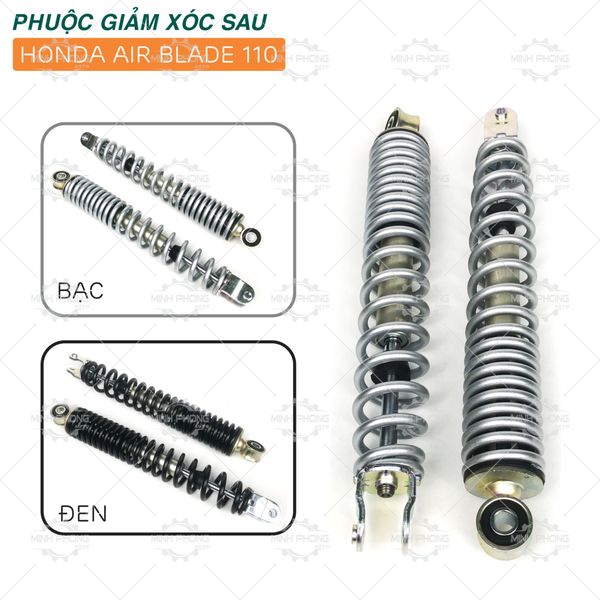 Phuộc giảm xóc AIR BLADE 110 (Đôi) 2 Màu : BẠC - ĐEN