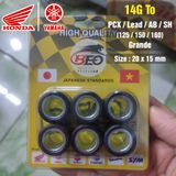 Bi nồi xe máy (Bộ 6 bi) Thương hiệu BEO dùng cho xe Honda / Yamaha