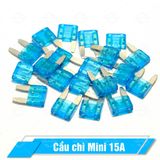 Cầu chì xe máy / 2 size Mini và Lớn (Túi 20 con)