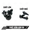 Ốc bấm nhựa / Chốt nhựa dàn áo xe máy - Lớn (8 ly) và Nhỏ (6 ly) (Túi 50 cái )