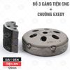 COMBO Chuông EXEDY + Bố 3 càng HONDA DÀI - ĐEN (TIỆN CNC)