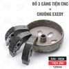 COMBO Chuông EXEDY + Bố 3 càng HONDA DÀI - ĐEN (TIỆN CNC)