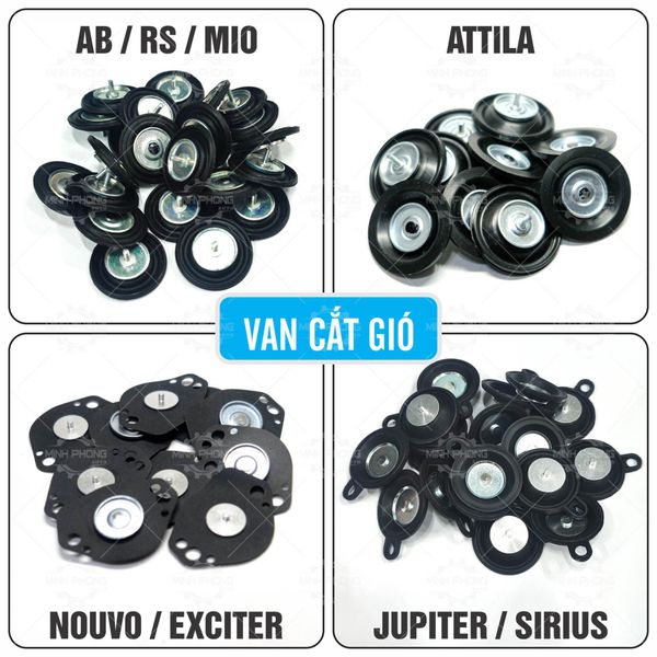 Dù phụ ( Van cắt gió) chế hòa khí xe máy ( Honda / Yamaha / SYM) (Mua từ 5 sản phẩm hoặc kèm hàng)