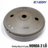 Chuông nồi 2 LỖ đóng sơ mi gang cho xe HONDA 4 VAN / Chống rung giật - Hụp ga đầu ( Chuông đã cân bằng động )