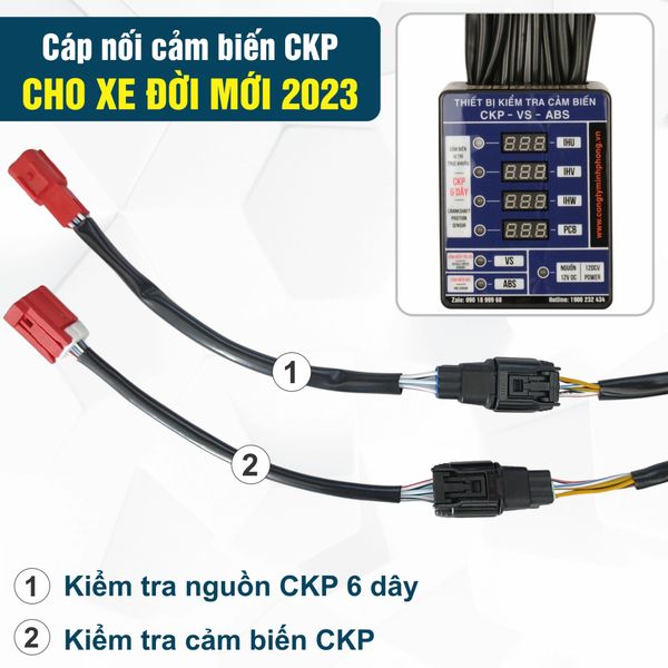 Combo cáp nối kiểm tra cảm biến CKP 2023