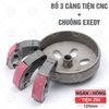 COMBO Chuông EXEDY + Bố 3 càng HONDA NGẮN - HỒNG (TIỆN CNC)