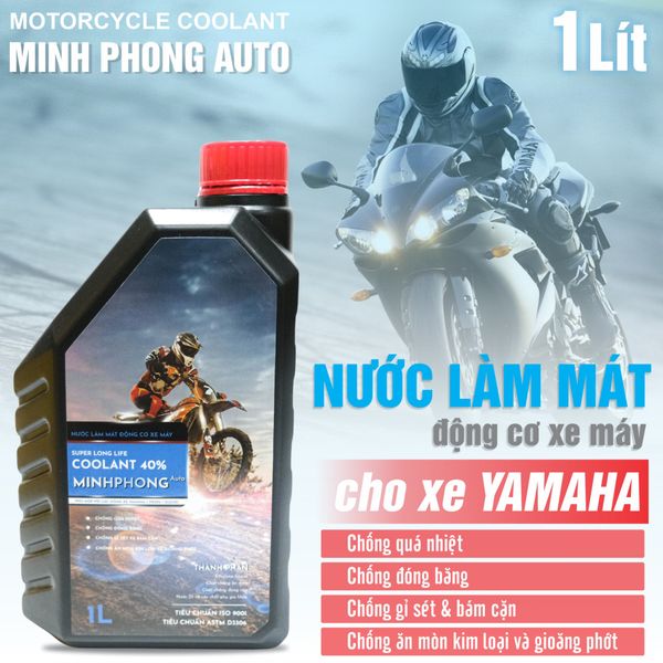 Nước làm mát cho xe YAMAHA Thương hiệu Minh Phong Auto ( nước màu ĐỎ )