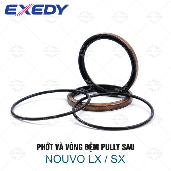 Bộ phốt và vòng đệm puly EXEDY Nouvo LX / SX (1 Bộ)